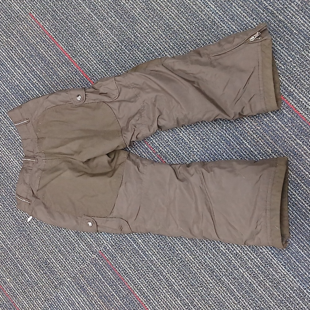 Lands End Waterproof Ski Snow Pants Brown Size 6x - Picture 7 of 9